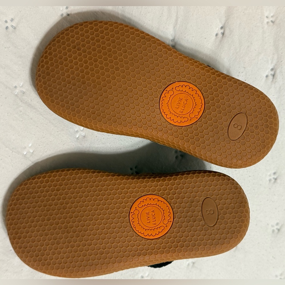 NIB -- Livie & Luca Ruche Classic Navy Shoes - Picture 4 of 6